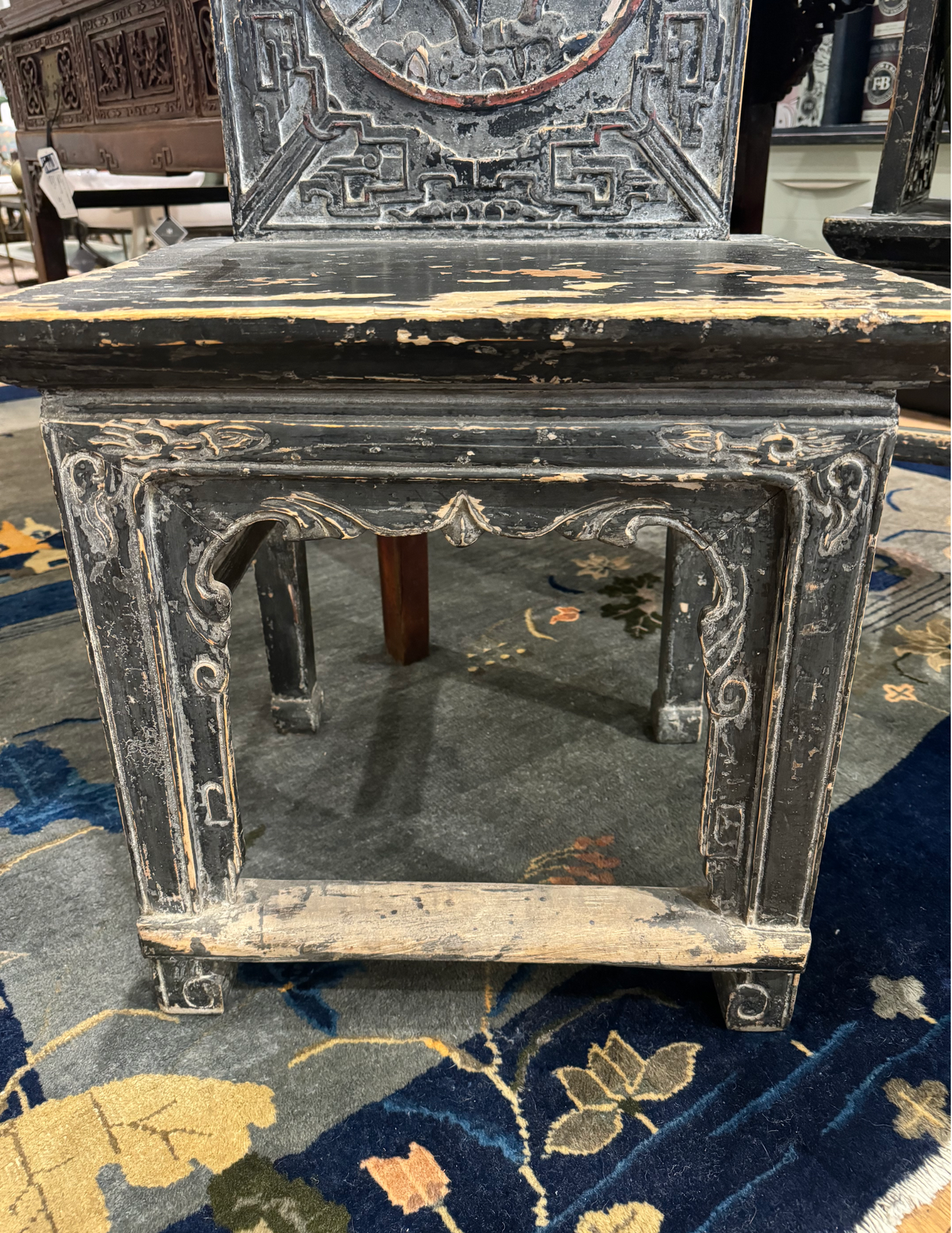 Pair of 18th Century Chinese Hall Chairs