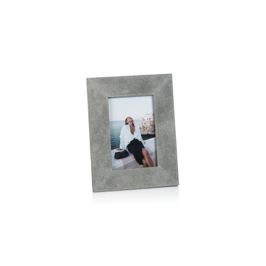 Gray Suede Frame- 4x6
