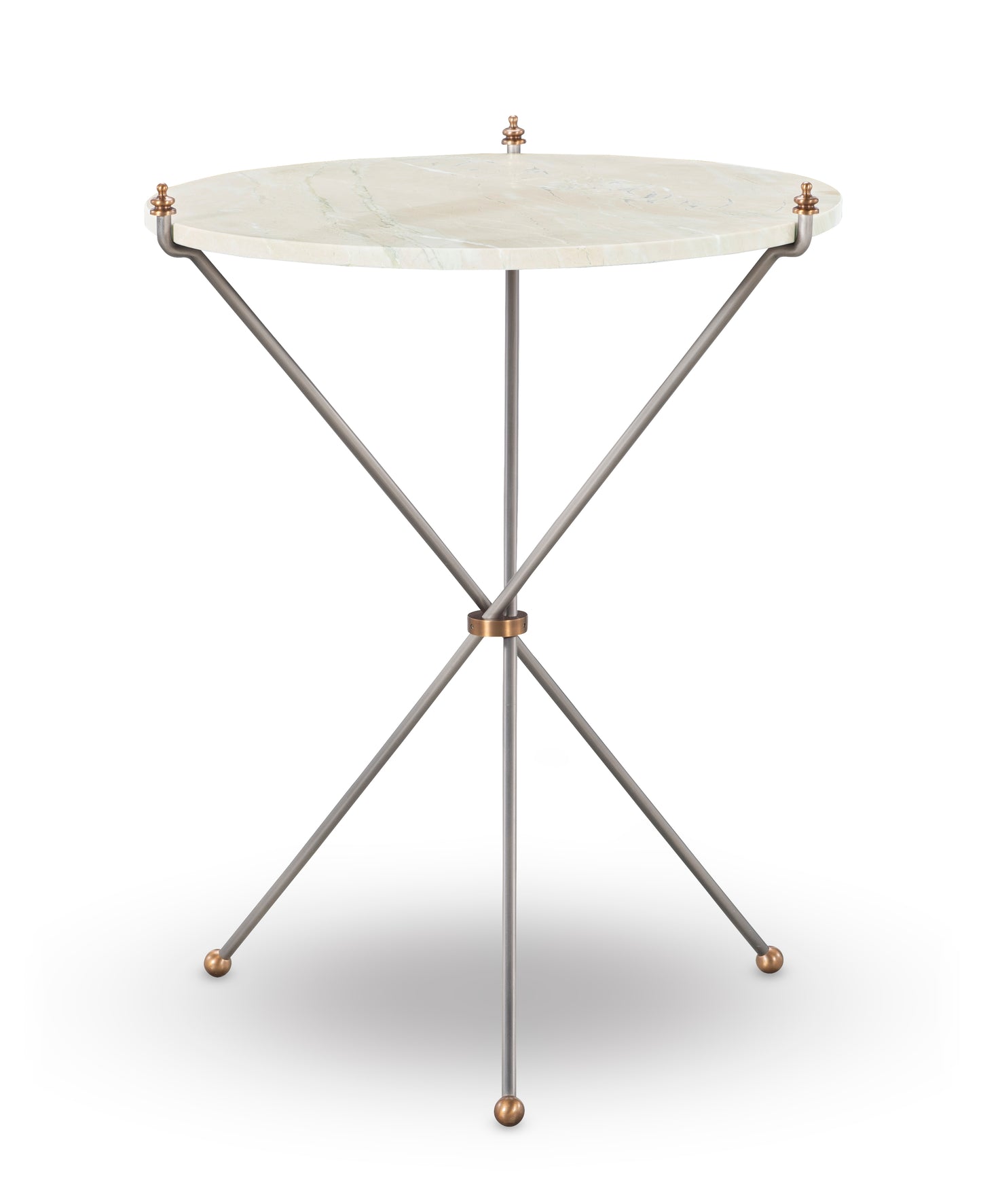 Cradled Marble Side Table