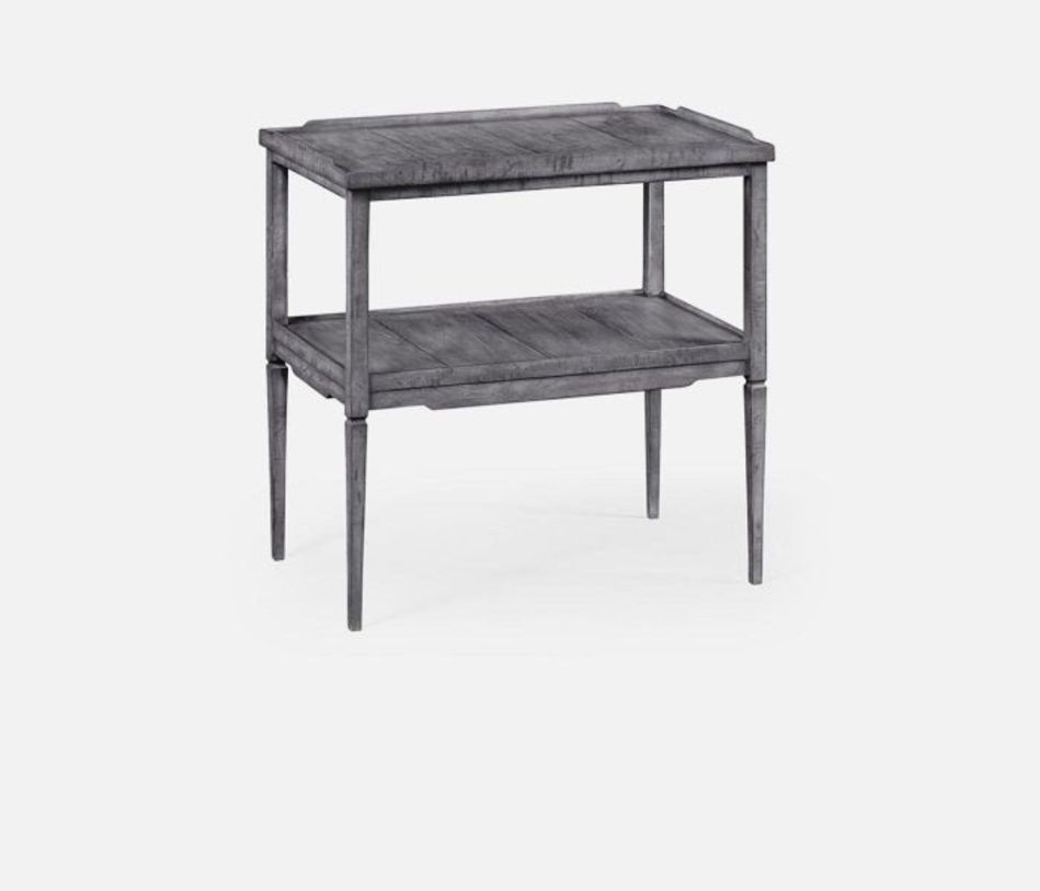 Grey Tiered Side Table