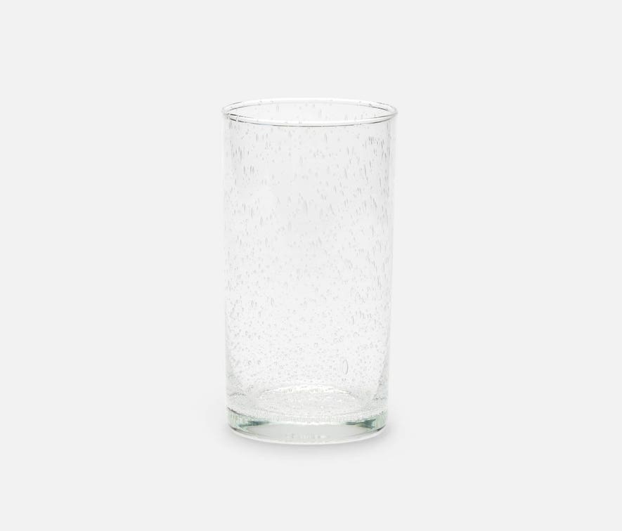 Clear Hand Blown Glass Tumbler