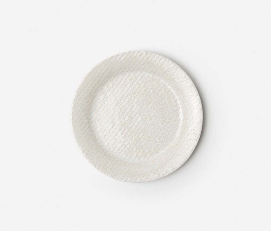 Cream Patine Raffia Tableware