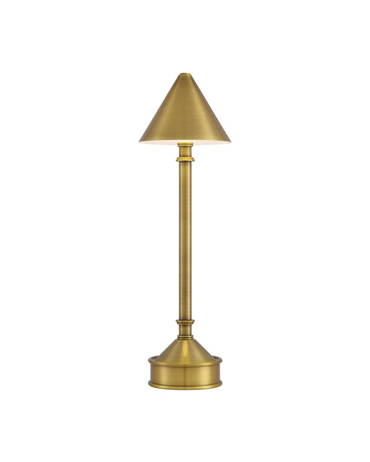 Petite Brass Cordless Table Lamp