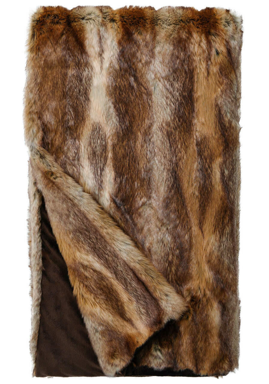 Fisher Faux Fur Throw