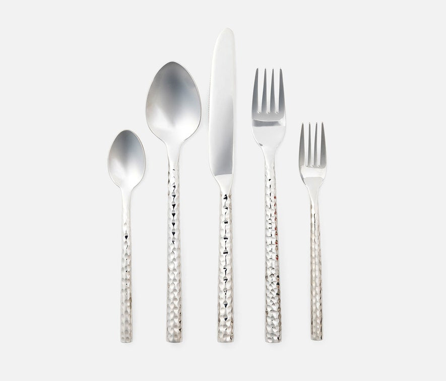 Hammered Silver Flatware