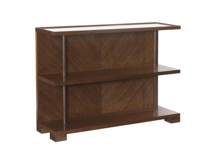 Antique Mirrored Top Bar Console