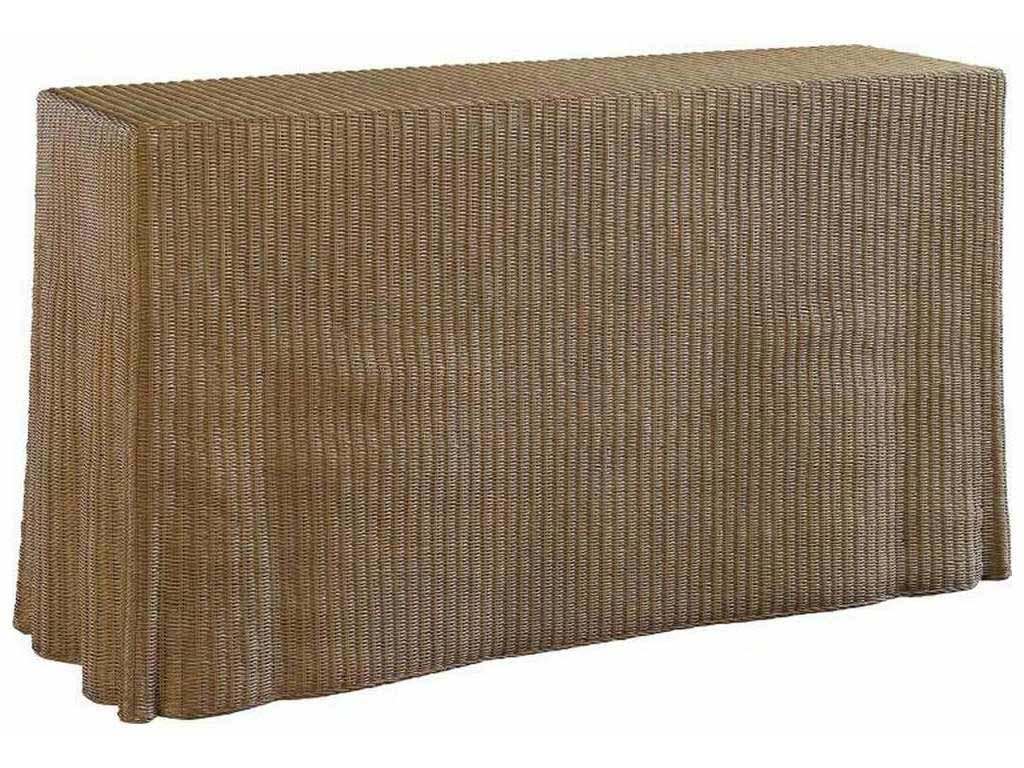 Hand Woven Rattan Console