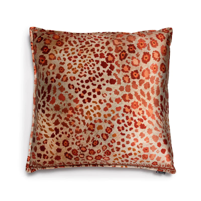 Safari Spot, Velvet, Coral