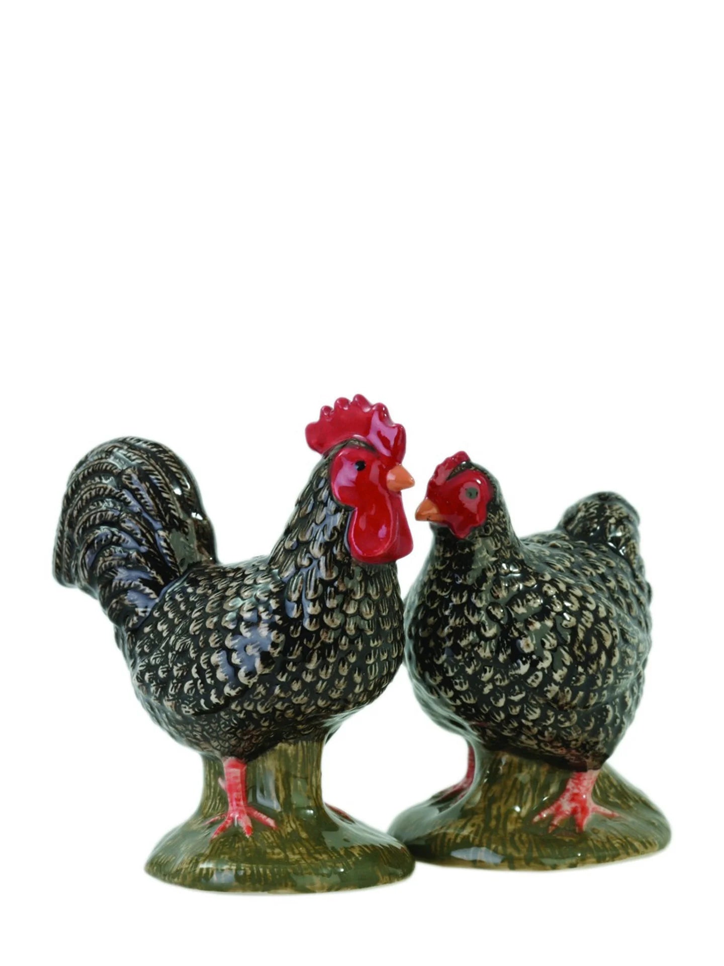 Black Chicken Salt and Pepper Shakers
