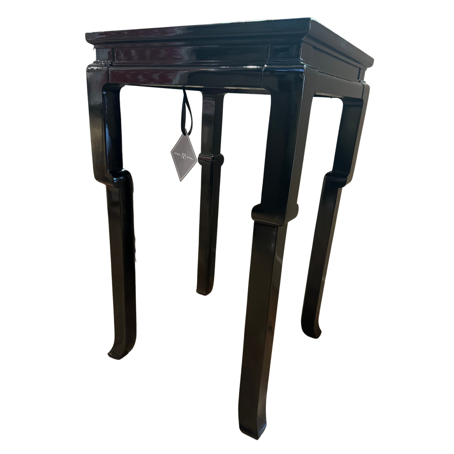Made to Measure Pedestal Table Lacquered in Black