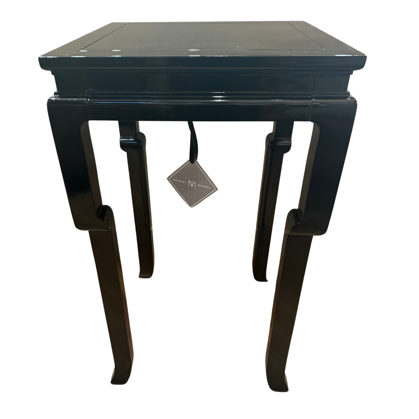 Made to Measure Pedestal Table Lacquered in Black