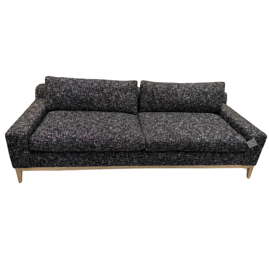 Low Frame Two Seat Sofa in Onyx + Dune Finish