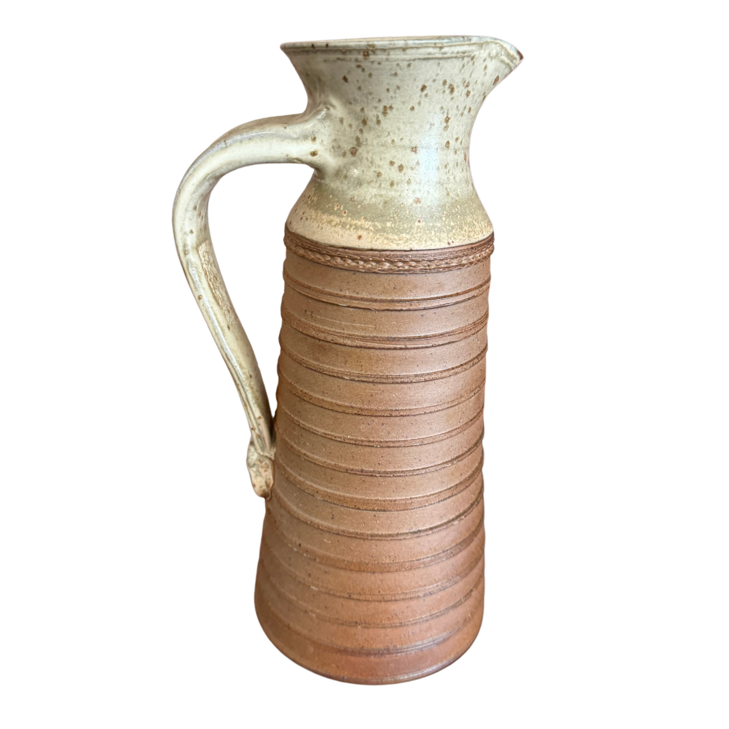 Carmel and Brown Castof Pitcher