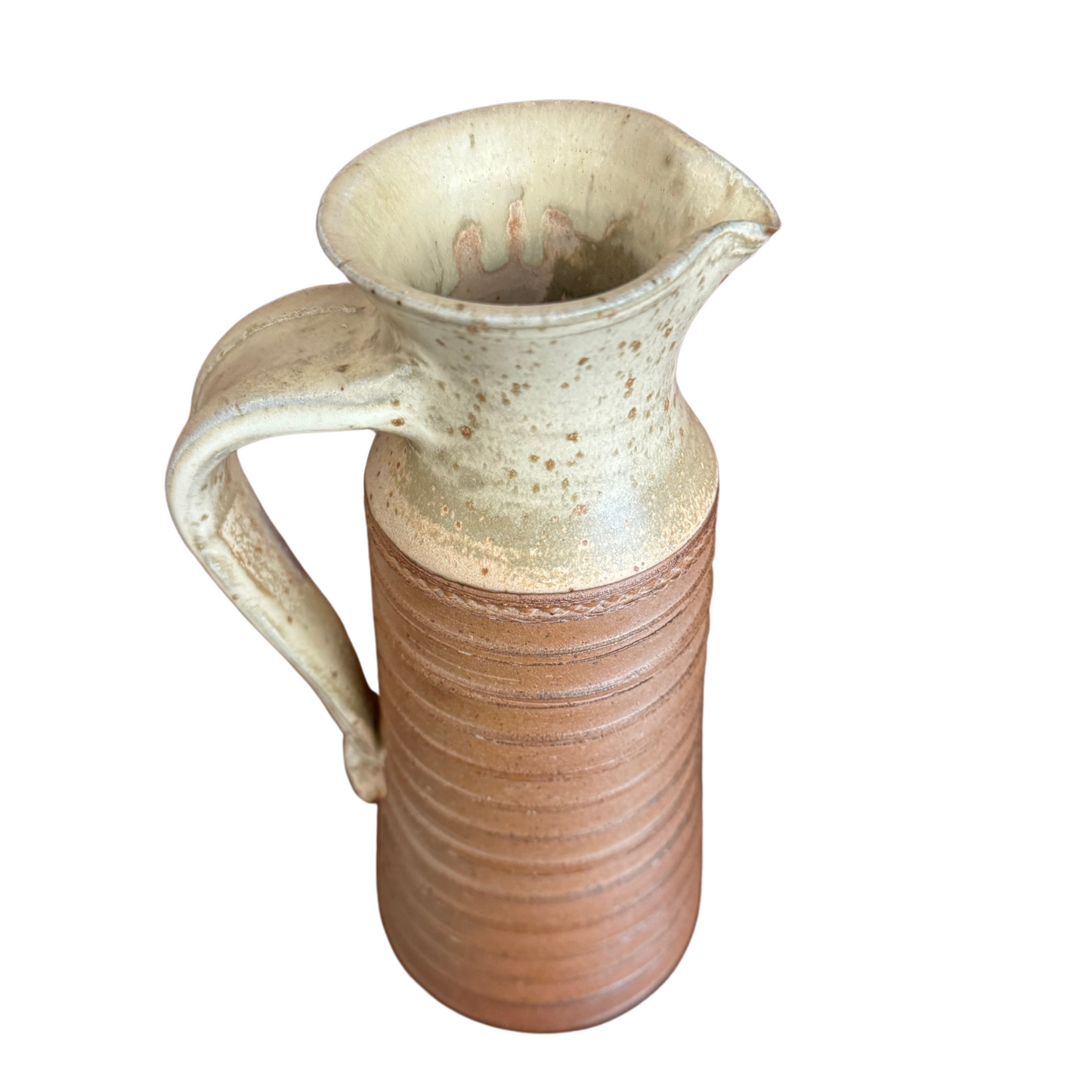Carmel and Brown Castof Pitcher