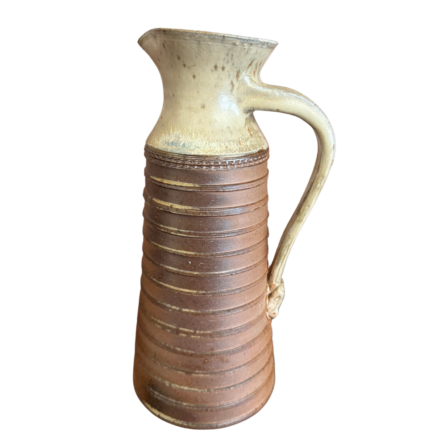 Carmel and Brown Castof Pitcher