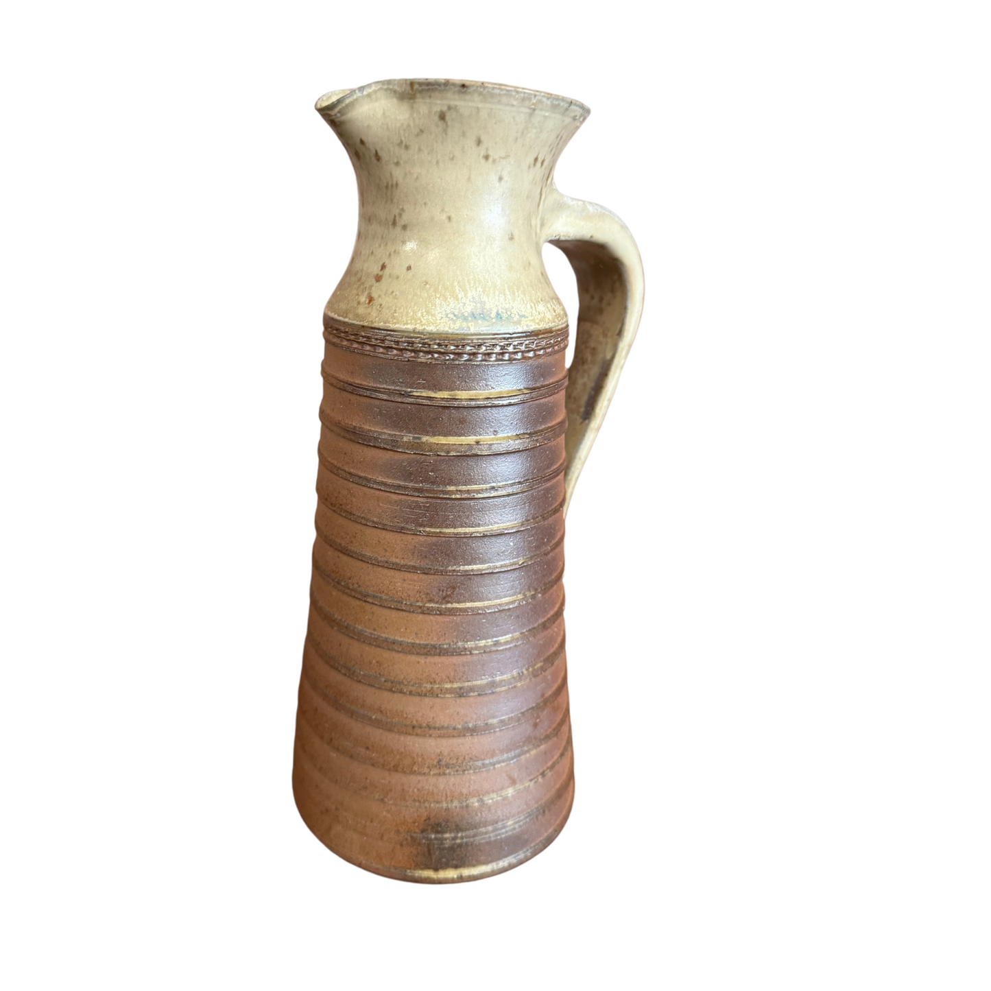 Carmel and Brown Castof Pitcher