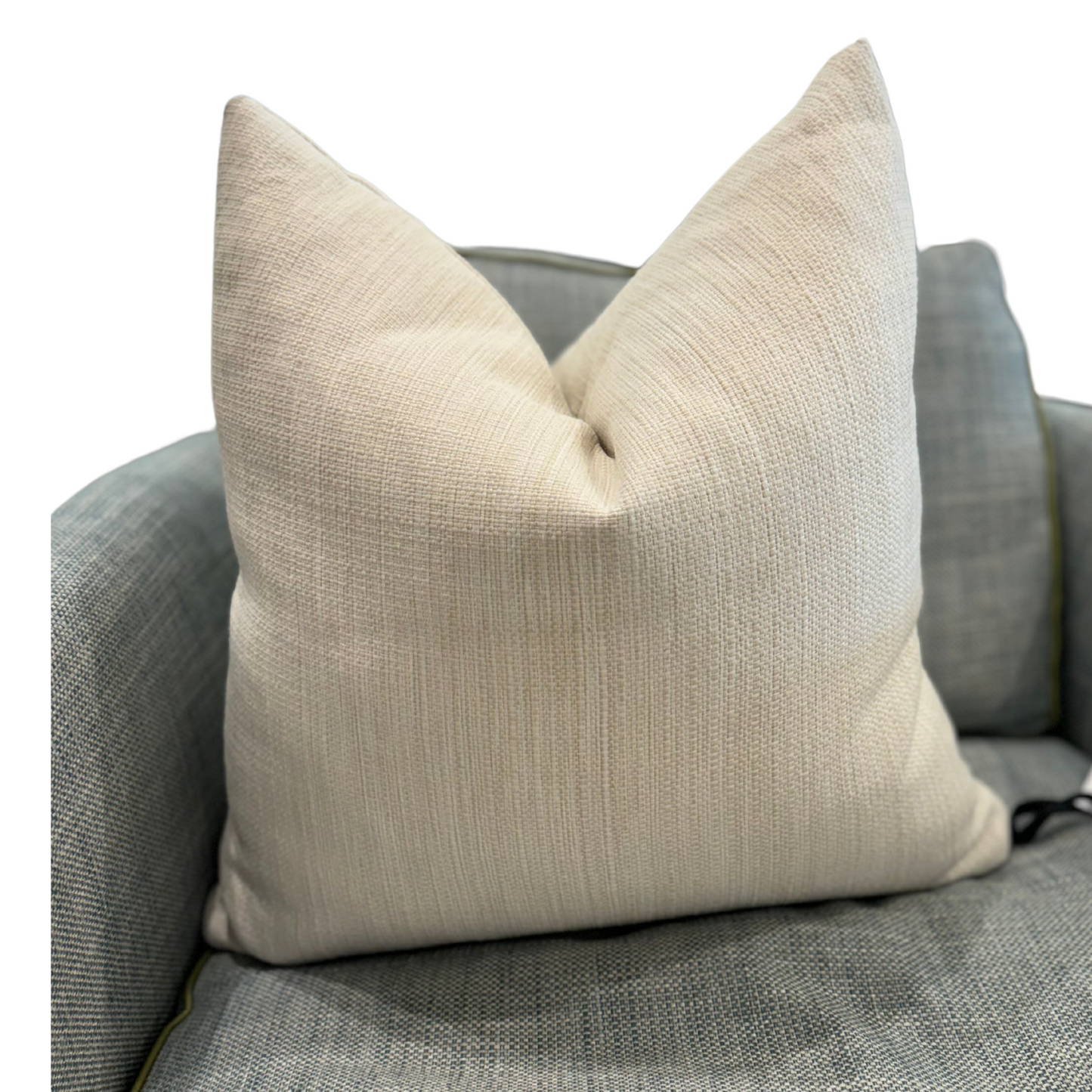20x20 Textured Off-White Pillow
