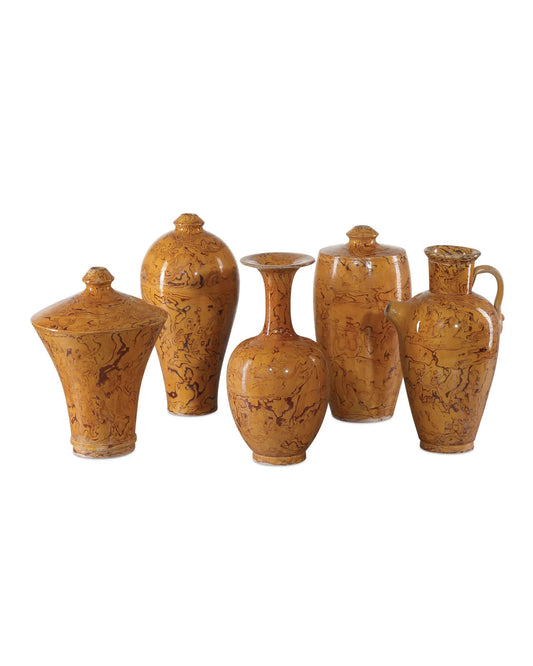 Imperial Vases, Set of 5