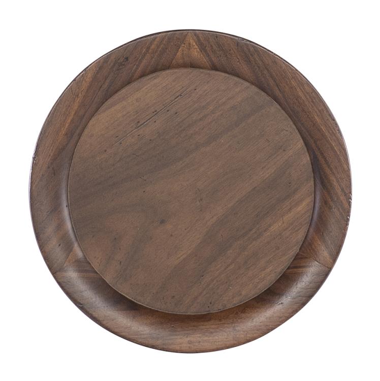Petite Walnut Drink Table