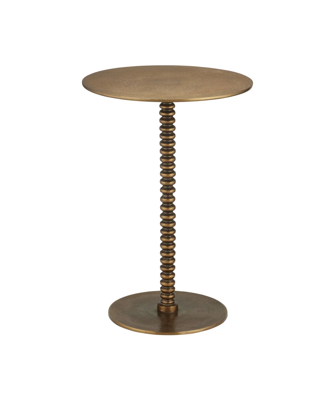 Brass Baluster Accent Table