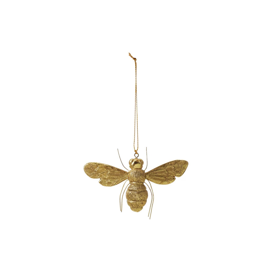 Gold Bee Ornament