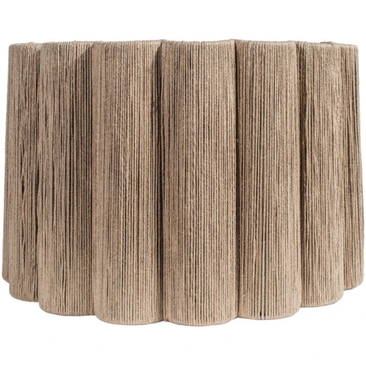 Scalloped Natural Shade