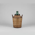 Glass Bottles in Wicker Cases
