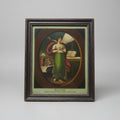 Faith: Reverse Glass Painting, 1890