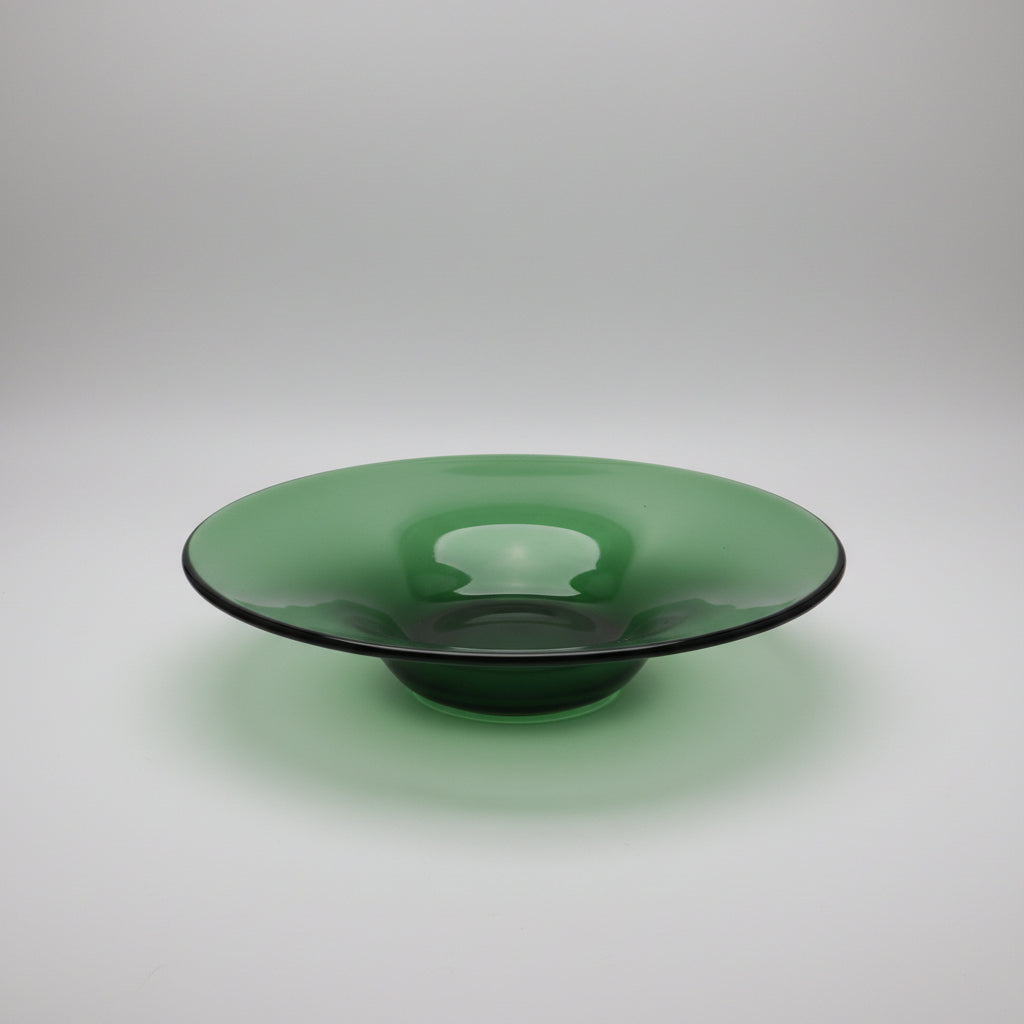 Green Glass Dish