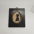 Silhouette in Ebonised Frame, 1890