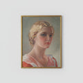 Oil Portrait of a Lady in the Manner of Bloomsbury