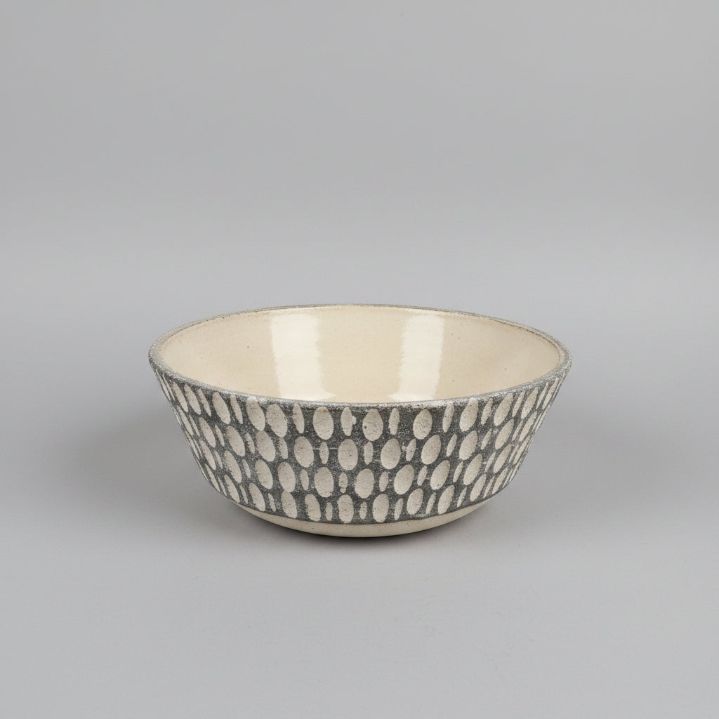 Black and White Pottery Planters