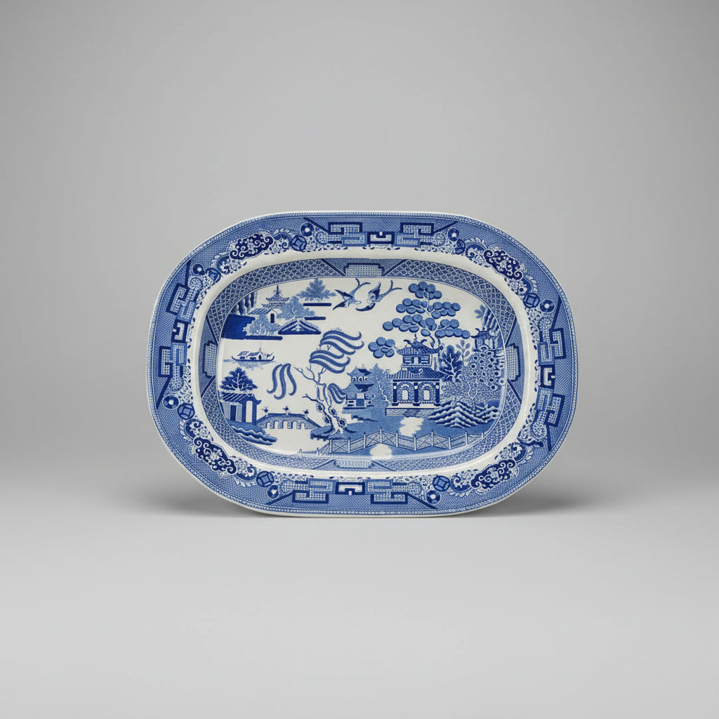Blue and White Platters