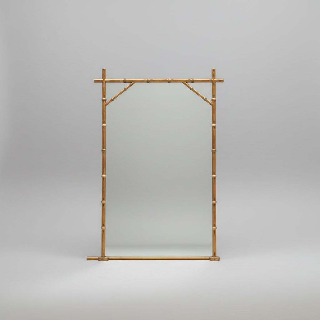 Faux Bamboo Giltwood Mirror