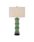 Bamboo Silhouette Green Glass lamp