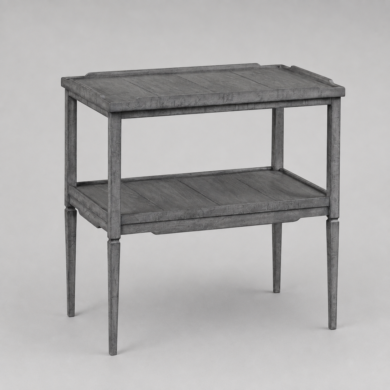 Grey Tiered Side Table