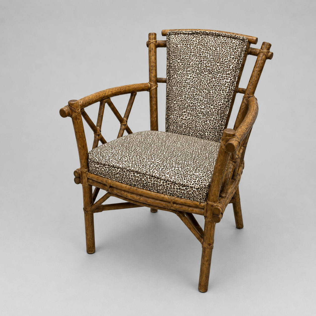 Rustic Leopard Chair