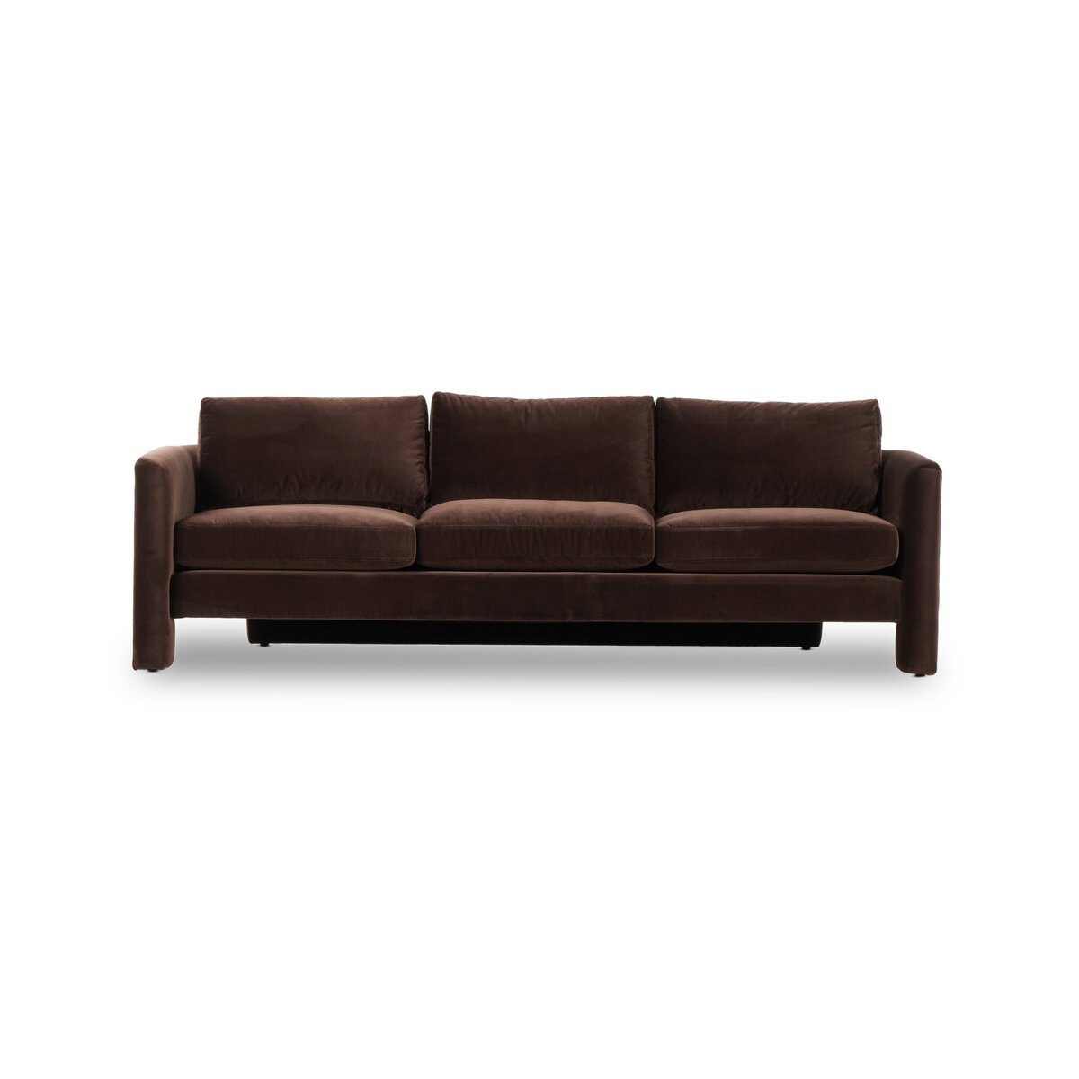 Cocoa Velvet Sofa