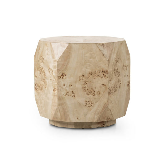 Light Burl Side Table