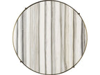 Warm Bronze + Marble Side Table