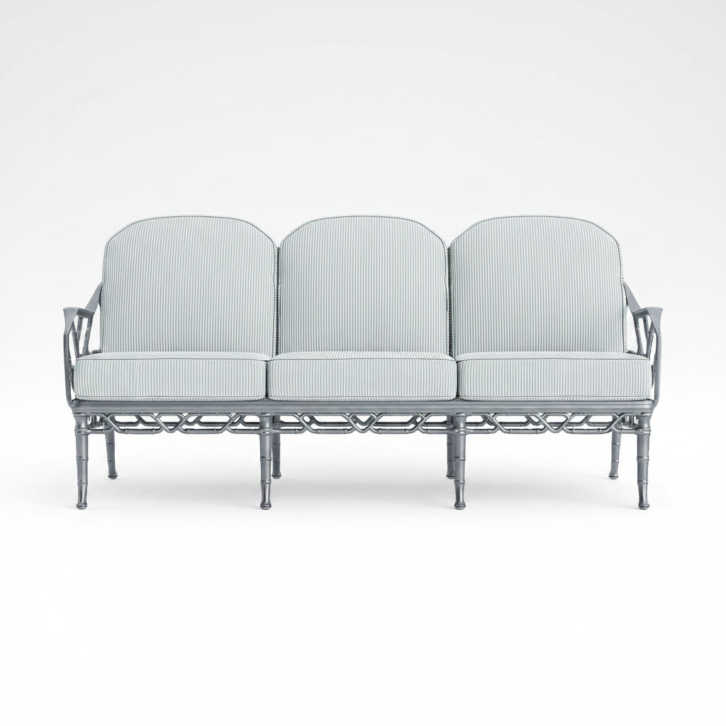 Bamboo Patterned Outdoor Sofa