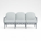 Bamboo Patterned Outdoor Sofa