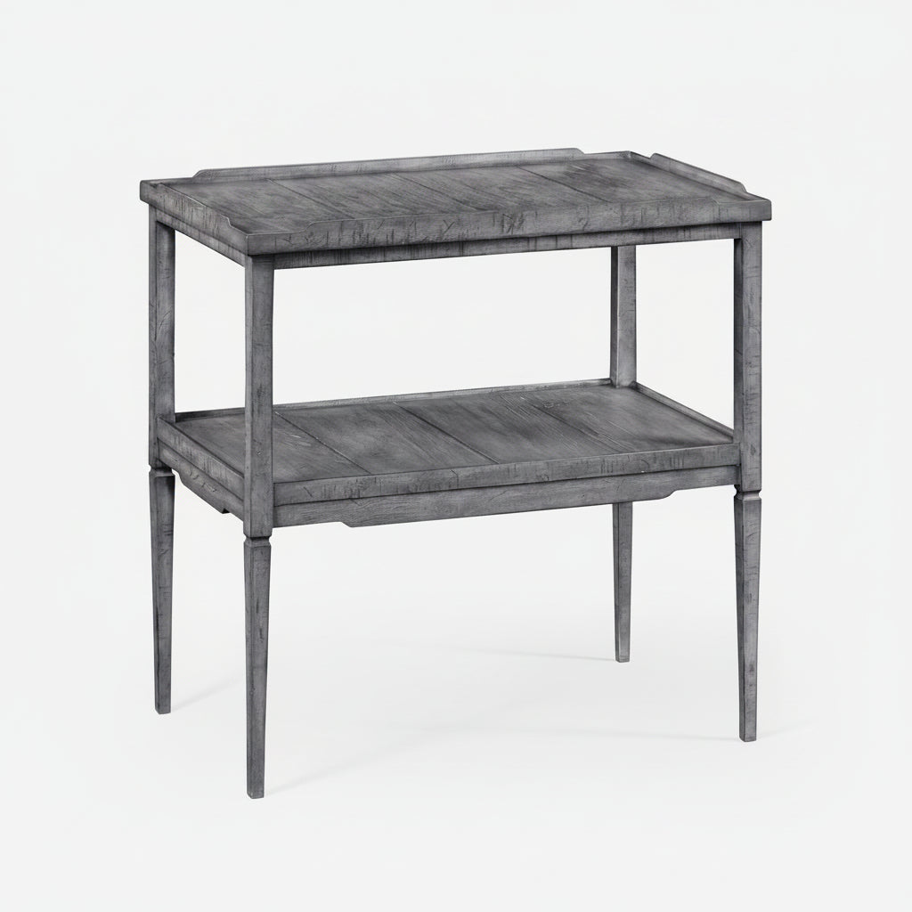Grey Tiered Side Table