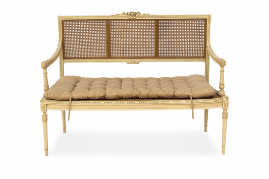 Louis XVI Cane Settee