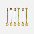 Polished Pineapple Cocktail Spoon, Set of 6