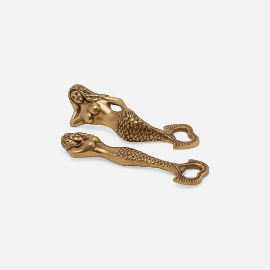 Antique Brass Mermaid Bottle Opener