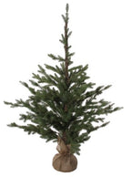 Fir Tree with Burlap Base