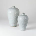 Pale Celadon Glazed Vases