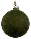 Green Moss Velvet Ornament, 4"
