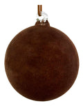 Chocolate Velvet Ornament 4"